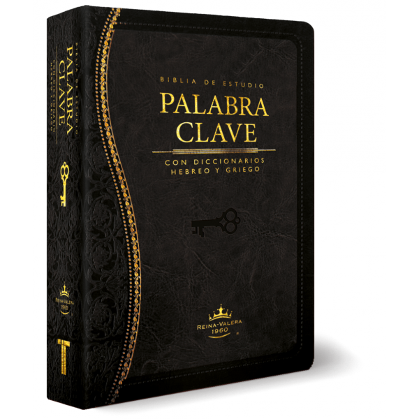 Biblia de Estudio Palabra Clave de Piel color Negro