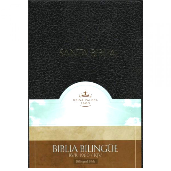 BIBLIA BILINGUE KJV/1960 IMIT NEGRO