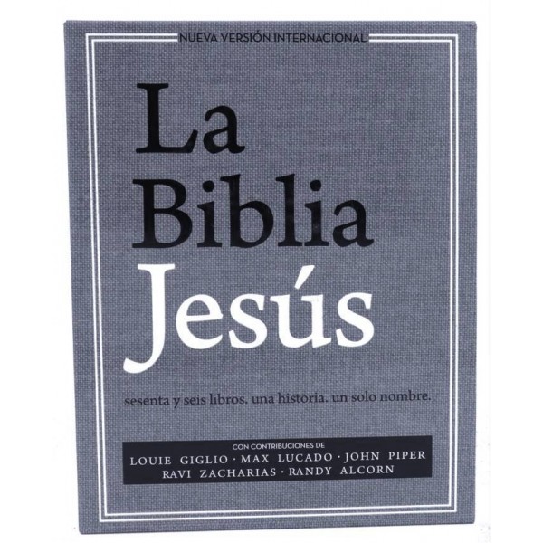 BIBLIA NVI JESUS TAPA DURA GRIS