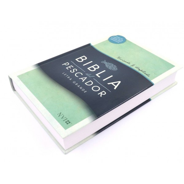 BIBLIA NVI DEL PESCADOR LETRA GRANDE VERDE SIMIL PIEL
