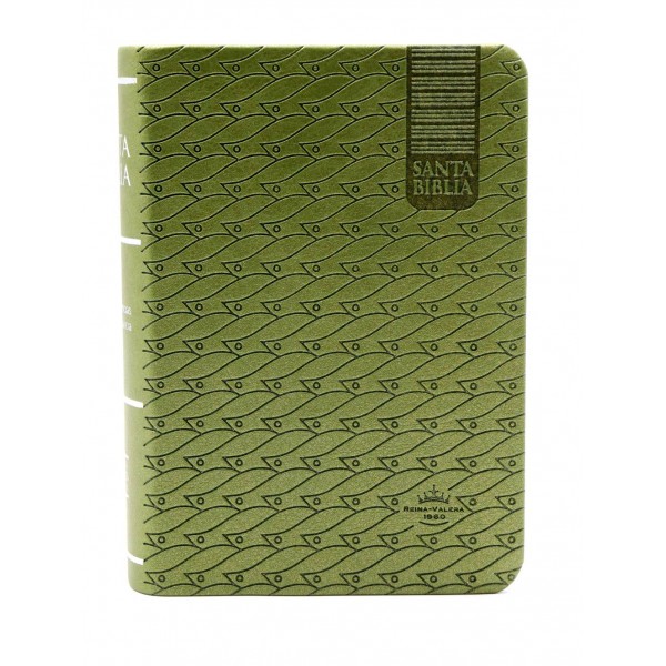 BIBLIA RVR1960 BOLSILLO VERDE CLARO RVR025C