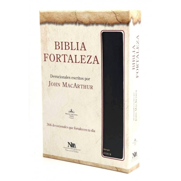 BIBLIA FORTALEZA RVR60 NEGRO