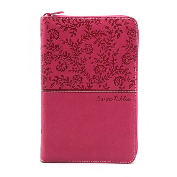 B. RVR ULTRAFINA COMPACTA FUCSIA PIEL CON CIERRE